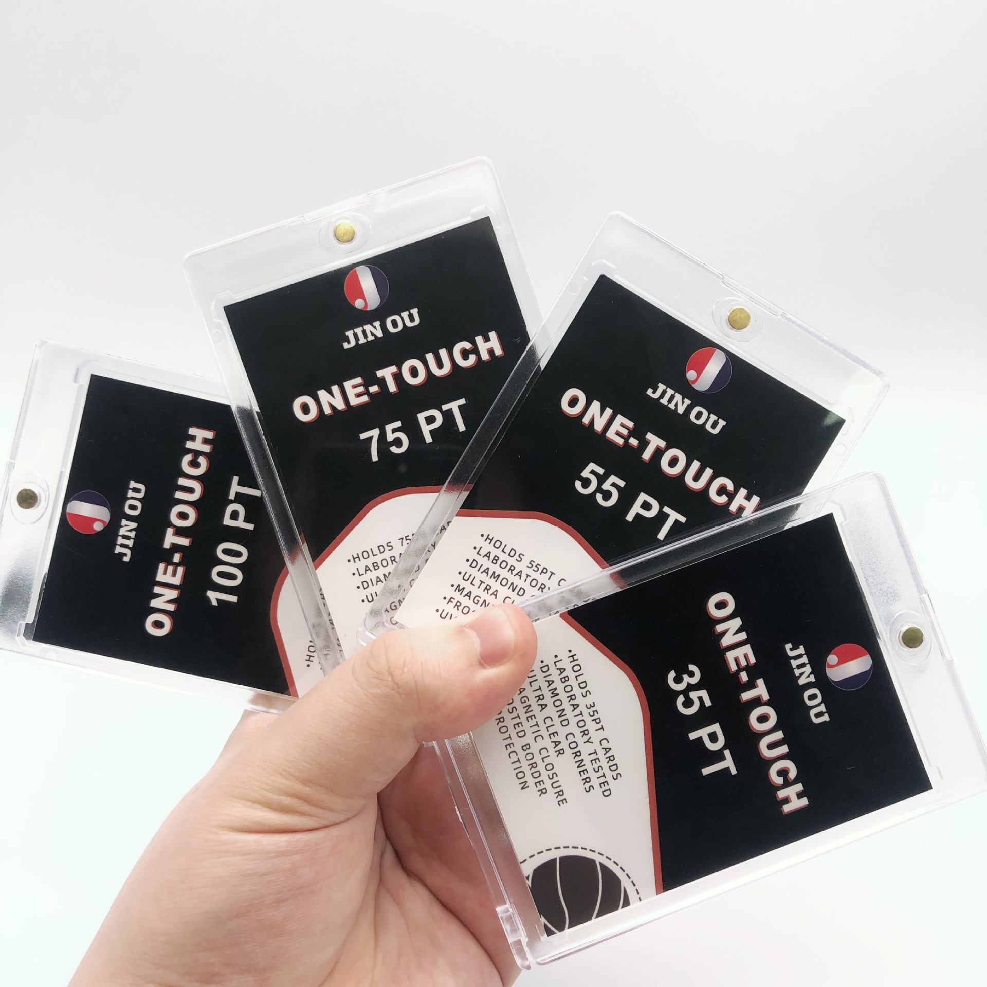 卡砖35PT-360PT高透覆膜强磁防UV球星卡砖 拍立得 万智牌收纳展示 - 图3