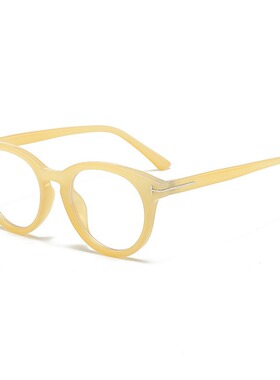 保罗雷朋官网超轻字母T防蓝光眼镜欧美风女士大框镜架时尚潮豹纹