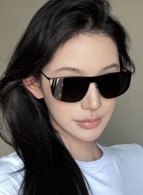 保罗雷朋官网2025直播爆款女士连体墨镜防紫外线未来感高颜值户外