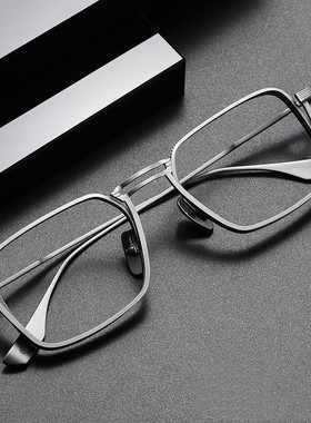 保罗雷朋官网手工造防蓝光眼镜男大脸复古方框dita同款防蓝光老花