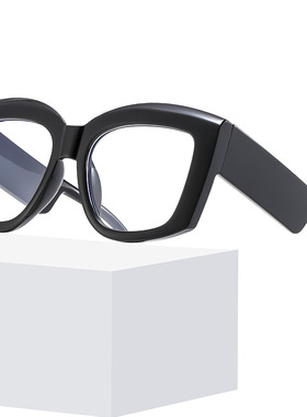 保罗雷朋官网欧美超大框女士防蓝光眼镜方形眼镜架高级感跨境眼镜