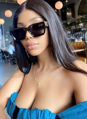 保罗雷朋官网复古欧美跨境方形大框太阳镜女百万富翁墨镜男时尚高