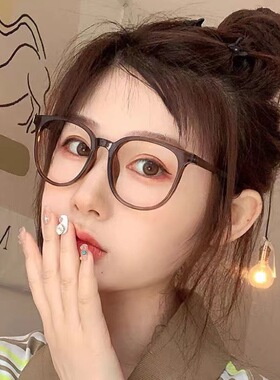 保罗雷朋官网学生防蓝光眼镜大框素颜神器黑框镜架网红眼镜框女平