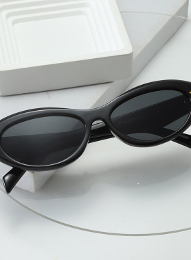 保罗雷朋官网新款潮猫眼墨镜字母V镜腿装饰太阳镜男女高级感防紫