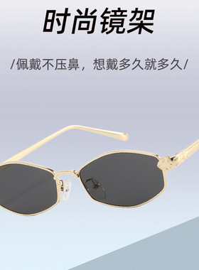 保罗雷朋官网新款豹子头太阳镜金属框架菱形男士墨镜小框欧美模特