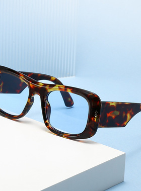 保罗雷朋官网跨境时尚个性宽边粗框墨镜女2025新款欧美眼镜防晒防