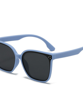 保罗雷朋官网儿童太阳镜防紫外线男女同款黑色男童儿童时尚偏光墨