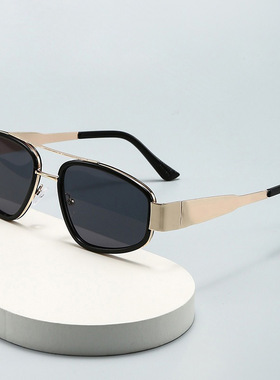 保罗雷朋官网Sunglasses双梁猫眼太阳镜女金属双圈镜框墨镜高级感