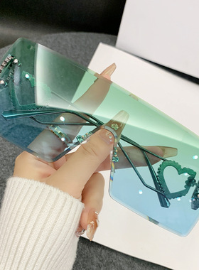 保罗雷朋官网一体式无框骑行防风护目墨镜女高级感登山防紫外线爱