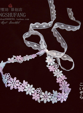 choker浪漫蕾丝系带防过敏锁骨链