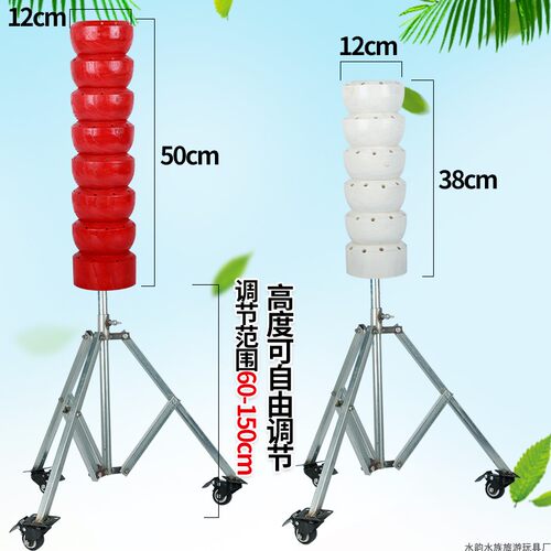 带轮糖葫芦架子糖画棉花糖展示架风车气球摇鼓靶子底座摆摊包邮新 - 图0