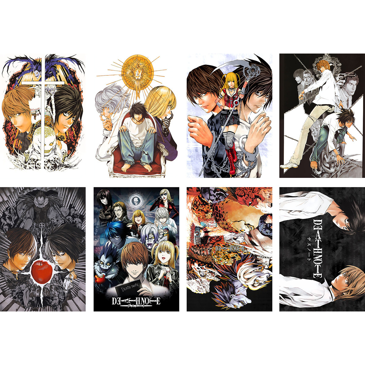 死亡笔记海报夜神月弥海砂魅上照二次元动漫周边房间墙贴卧室壁纸,淘宝优惠券,粉丝福利购,淘宝优惠卷