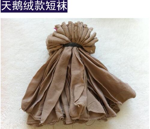 丝袜厂家夏季水晶丝对对袜短袜耐磨薄短丝袜女士肉色袜子一件10双 - 图0