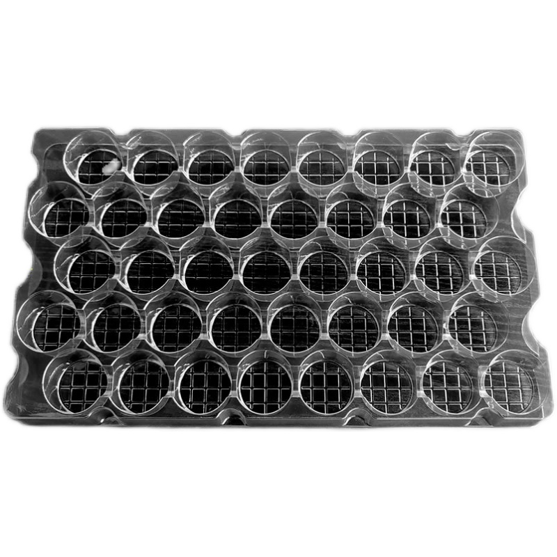 热销现货PET吸塑托盘40格圆形直径40深21包装托盘D40H21吸塑盒,淘宝优惠券,粉丝福利购,淘宝优惠卷