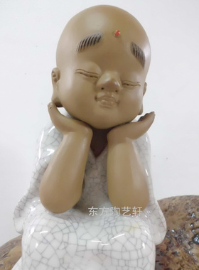 石湾公仔陶瓷礼物小和尚工艺品