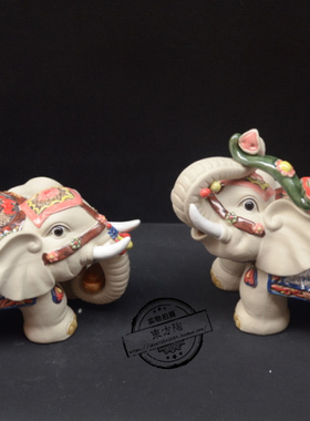 风水陶瓷招财石湾公仔结婚礼物