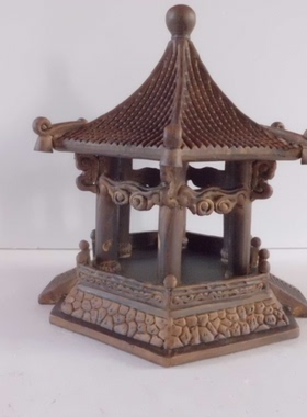 假山凉亭陶瓷石湾公仔别墅工艺品