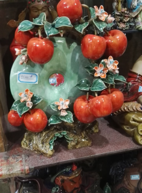 陶瓷工艺品石湾公仔酒柜创意摆件