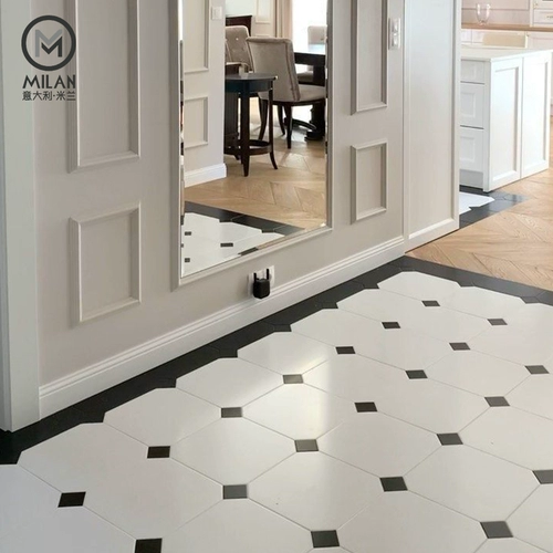 Французская восьмиугольная антикварная мозаика для ванной комнаты, кухни, балкона, входа, плитка, фон, стена, нескользящая плитка для пола