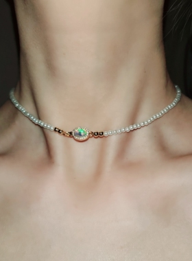 埃及系列颈链女欧珀浪漫礼服