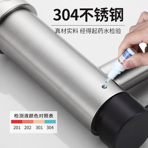 台上盆水龙头黑色卫生间冷热面盆洗脸盆洗手盆家用单孔冷暖水龙头 - 图1