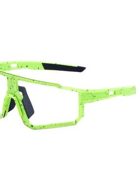 变色偏光山地公路自行车骑行眼镜近视防风沙运动跑步护目镜男款女