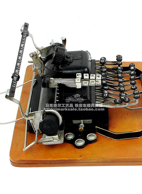 摆设德国咖啡西餐厅老式打字机