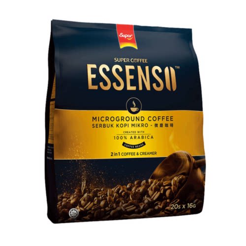 新加坡进口super超级微磨咖啡三合一essenso原味500g20条特浓香浓 - 图3