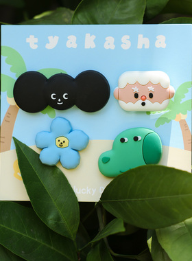 TYAKASHA塔卡沙鞋花2026新款萌趣多巴胺色彩鞋花套组