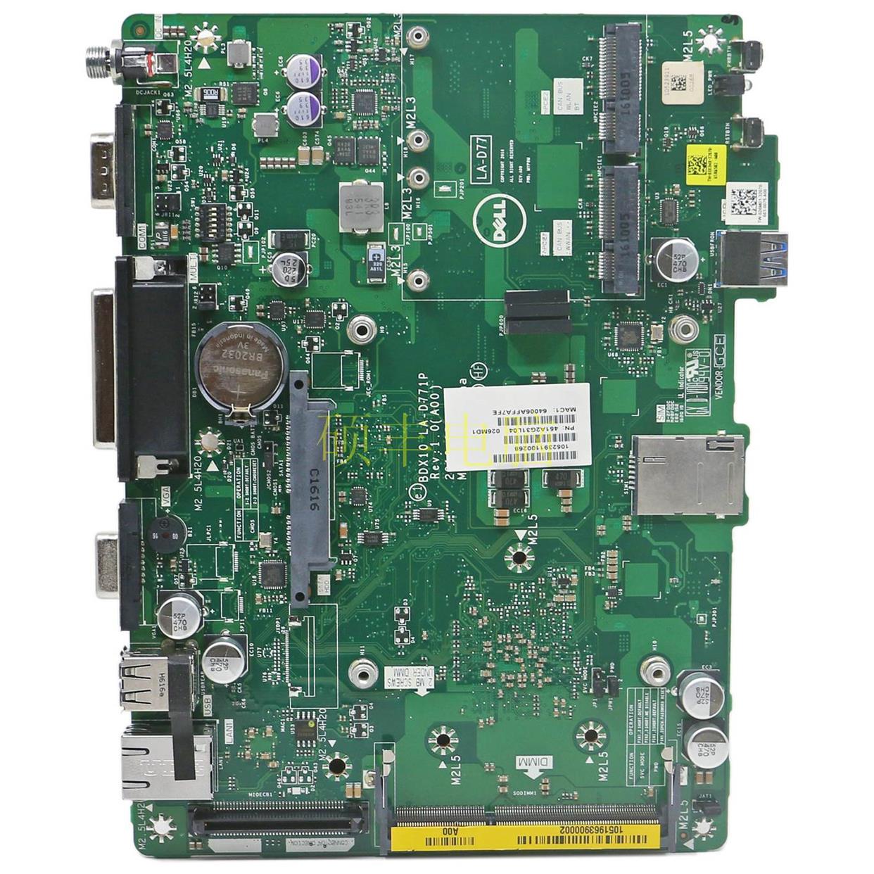 全新 Embedded Box PC 3000主板 3XJMX 26MD1 BDX10 LA-D771P-图3