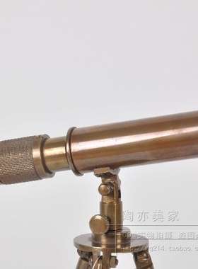 复古怀旧风望远镜拍摄道具工艺品