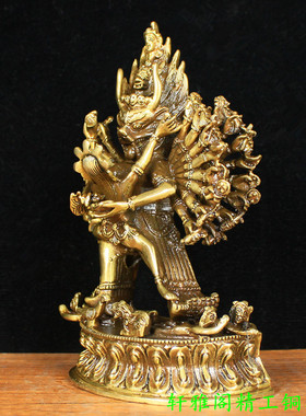 大金刚威德双身可装藏密宗佛像