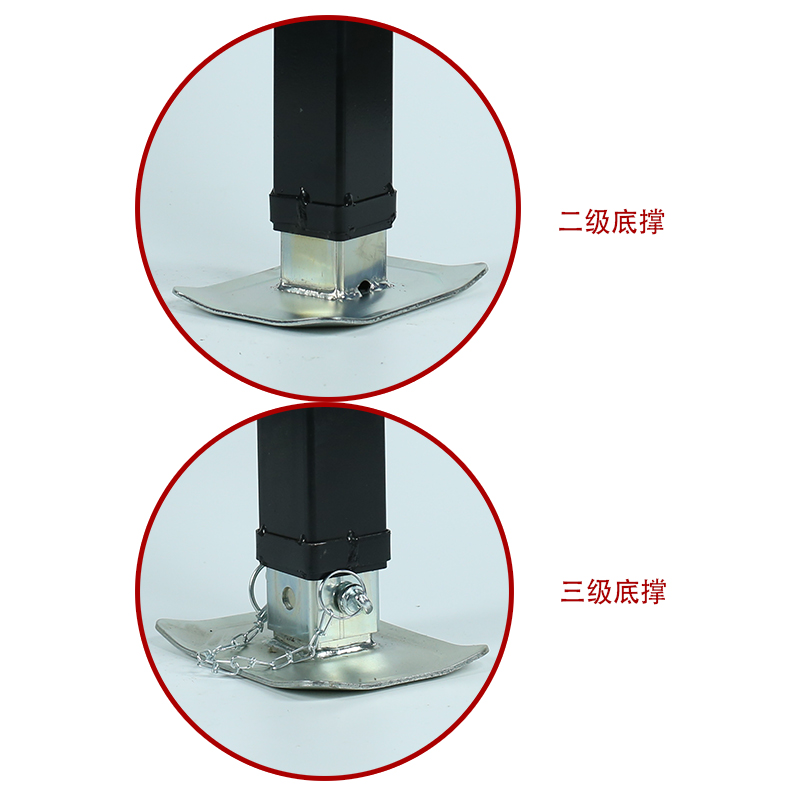 8000磅侧摇重型方管拖车房车千斤顶平衡提升支腿