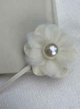 度假风小众原创设计锁骨链珍珠