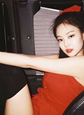韩国发饰明星jennie天鹅丝绒高端