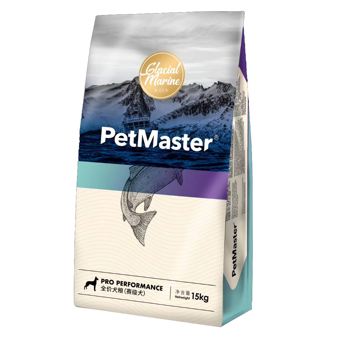 petmaster佩玛思特狗粮冰川15KG赛级用中大型犬营养鱼肉鸡肉狗粮 - 图3