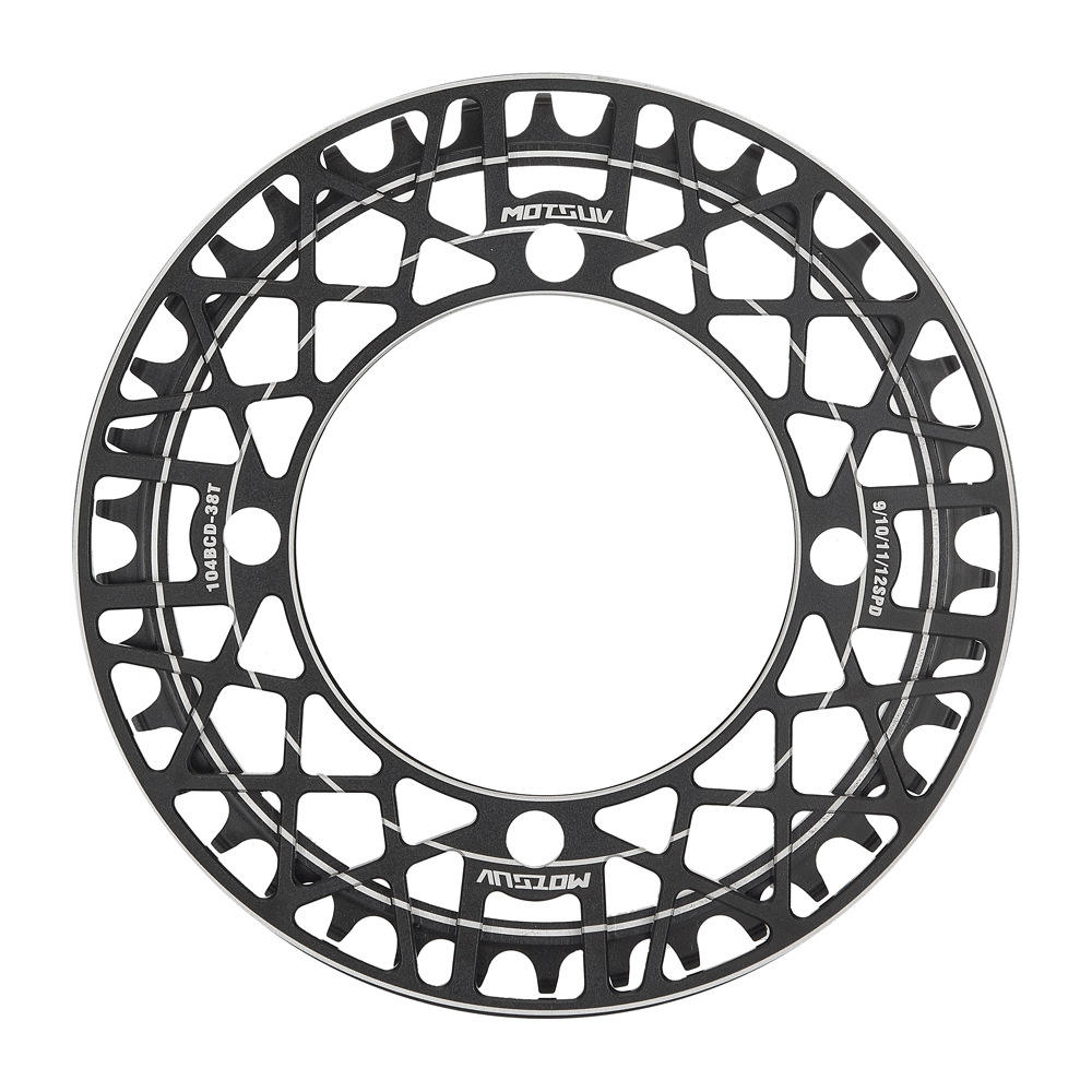 MOTSUV山地自行车牙盘 104BCD一体式单盘护盘 CNC铝合金3438T链轮 - 图3
