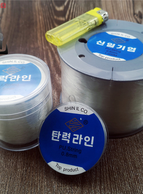 韩国进口佛珠线透明手链串穿tpu
