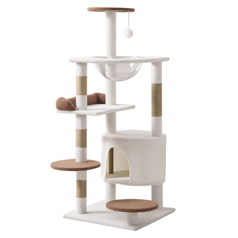 猫爬架大猫专用猫架毛绒制品宠物用品逗猫球猫咪厂家直供一件代发 - 图3