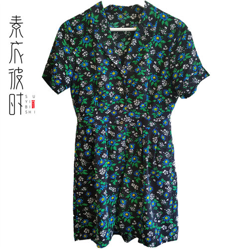 素衣彼时2120夏v领连体裤1:1服装裁剪图短袖连身裤手工diy纸样板 - 图3