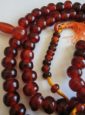 藏式手工牦牛角佛珠108念珠原创设计原装民族风