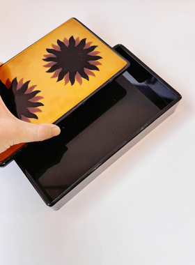 vintage中古铜树脂首饰收纳盒装饰盒摆件收藏艺术品