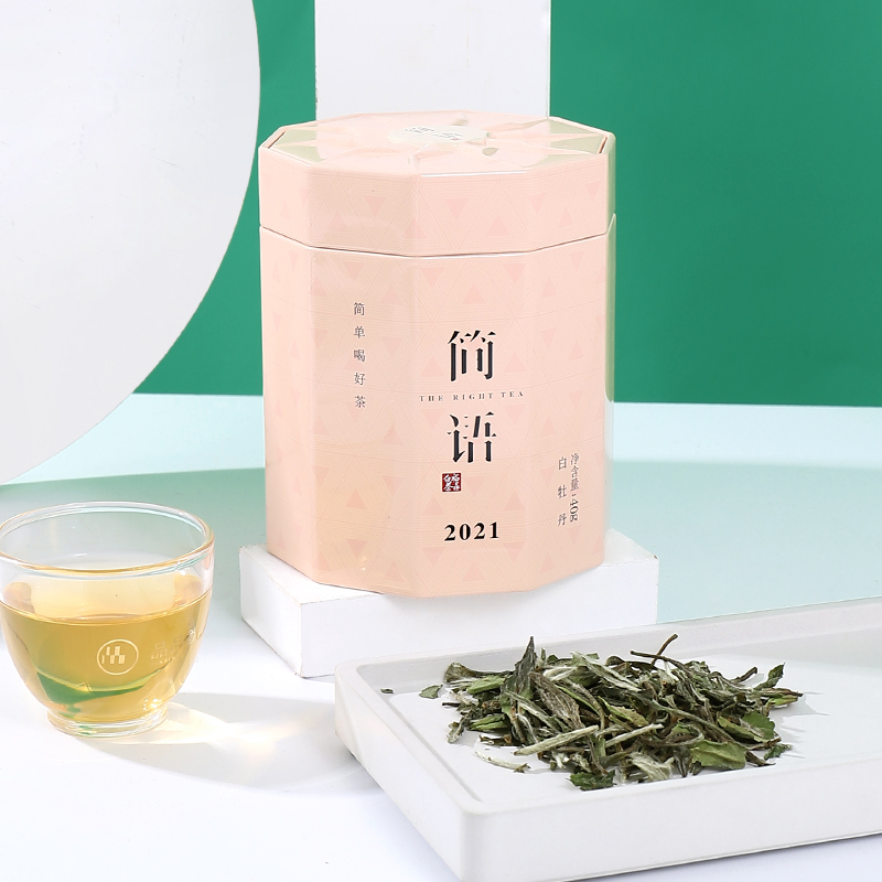 品品香茶叶福鼎白茶2021年高山白牡丹茶40克 简语白茶口粮茶 - 图3