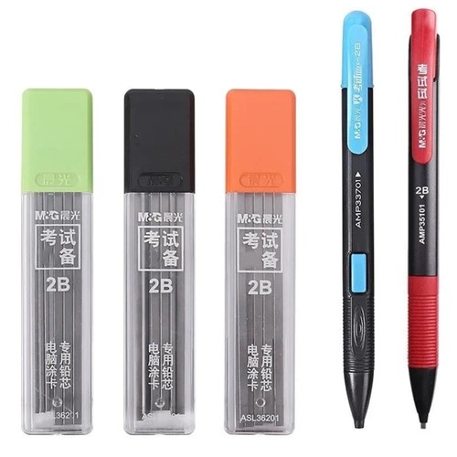 晨光涂卡专用铅芯电脑答题卡笔芯方形铅芯2B铅笔考试自动笔芯涂卡 - 图2