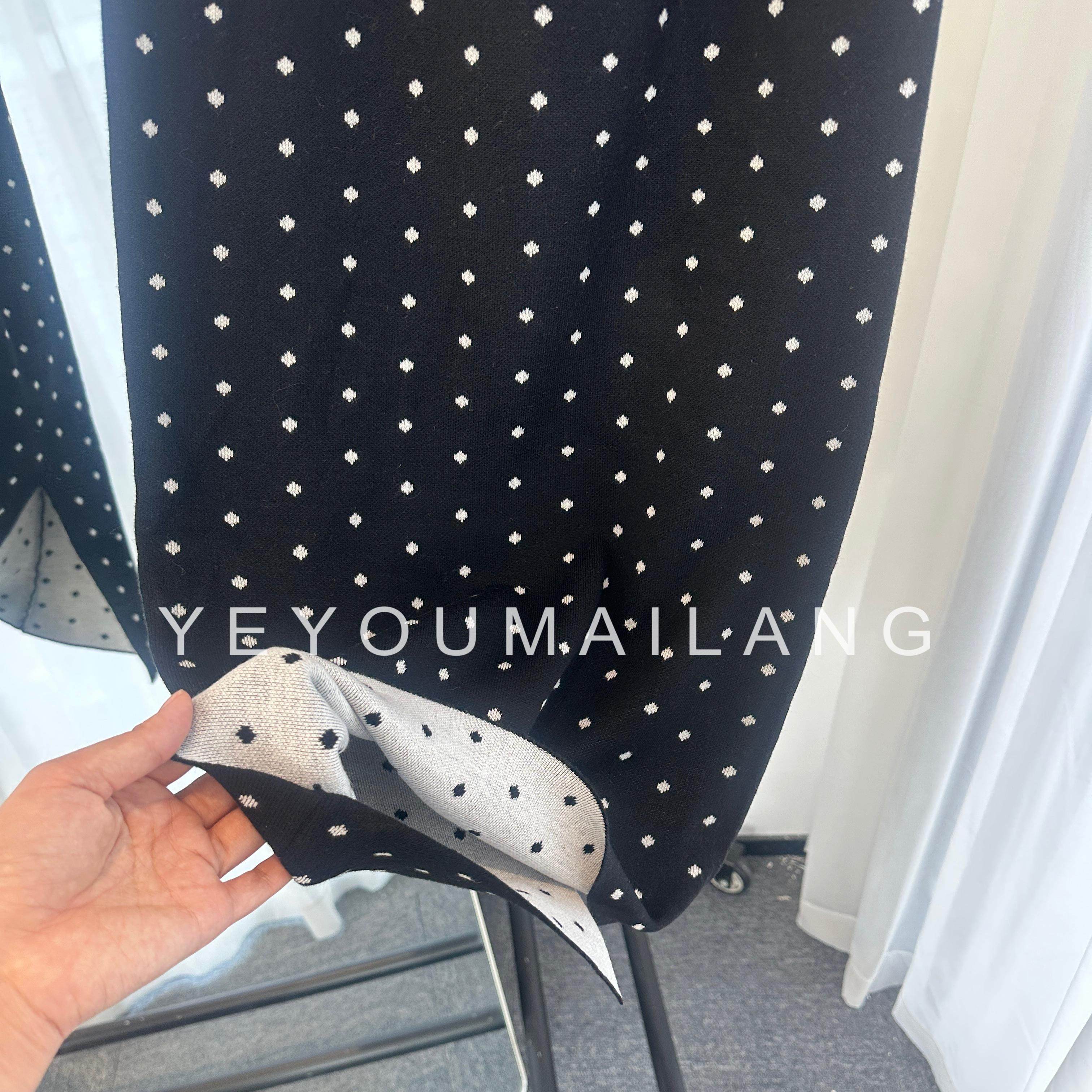 【miu系波点】波点丝光羊毛混纺包臀半身裙,淘宝优惠券,粉丝福利购,淘宝优惠卷