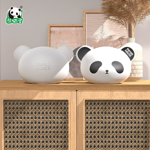 熊猫屋 Пандахаус заряжает умный силиконовый стрельба с легкой спальней кровати творческая девушка с изменением цвета Ночная лампа Ночная лампа