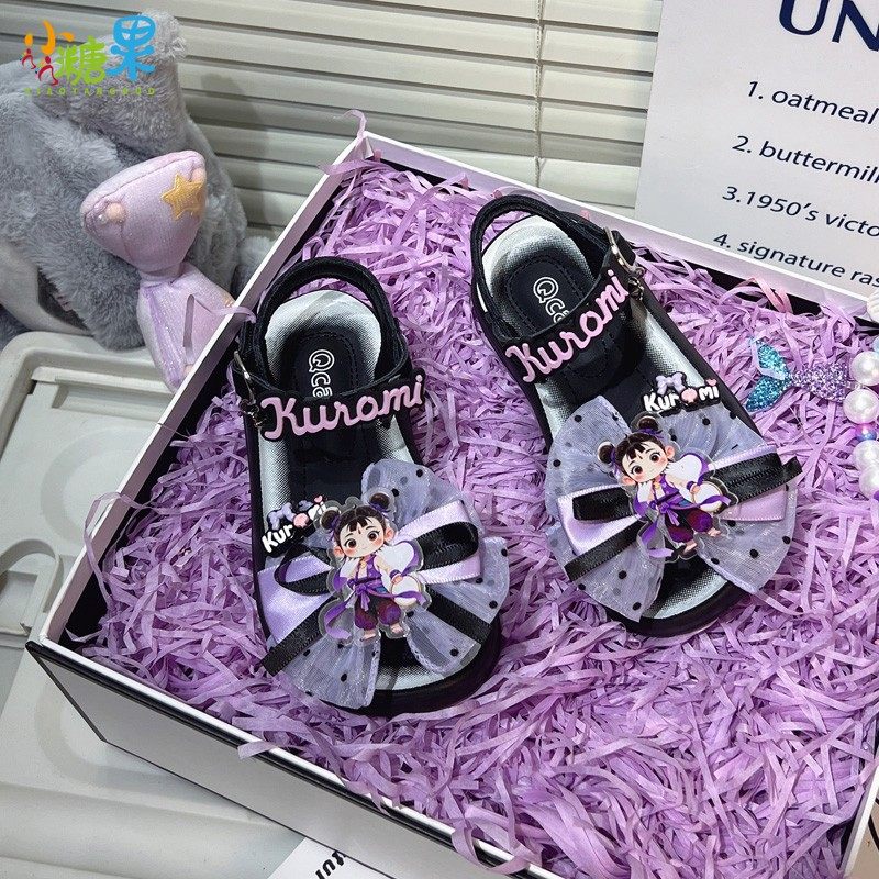 女童凉鞋夏款2026新款女孩女宝夏季黑色公主罗马鞋宝宝儿童鞋女款,淘宝优惠券,粉丝福利购,淘宝优惠卷