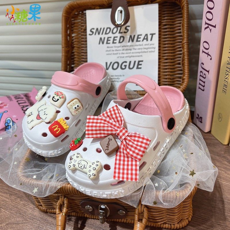 女孩超好看洞洞鞋女款2026新款儿童软底防滑女童拖鞋夏外穿洋气女,淘宝优惠券,粉丝福利购,淘宝优惠卷