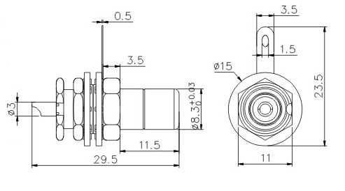Taiwan product quality RCA 807 Lotus socket/junction base pure copper gold-plated Bimei CMC816