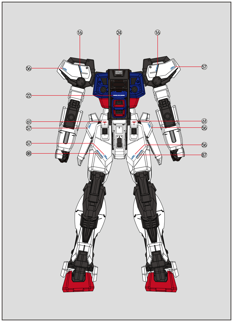 包邮拾壹零 MG MB 1:100 GAT-X105强袭高达空装剑装炮装.水贴-图2